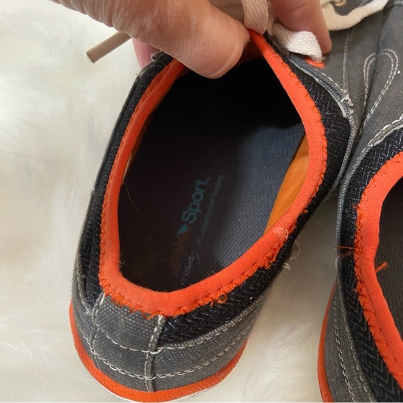 Dr. Scholl’s women’s Jamie lace up navy & orange in size 10 - Picture 10 of 12